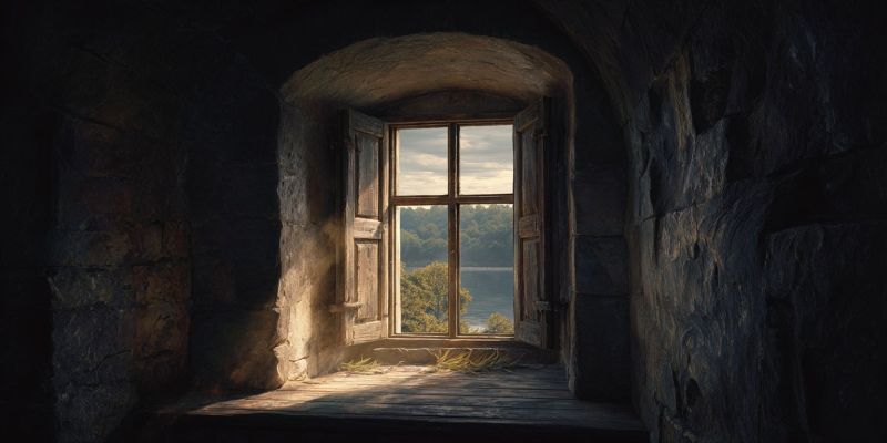 Window, Outside, Tiny, Wide