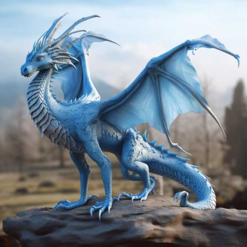Faerie Dragon (Blue)