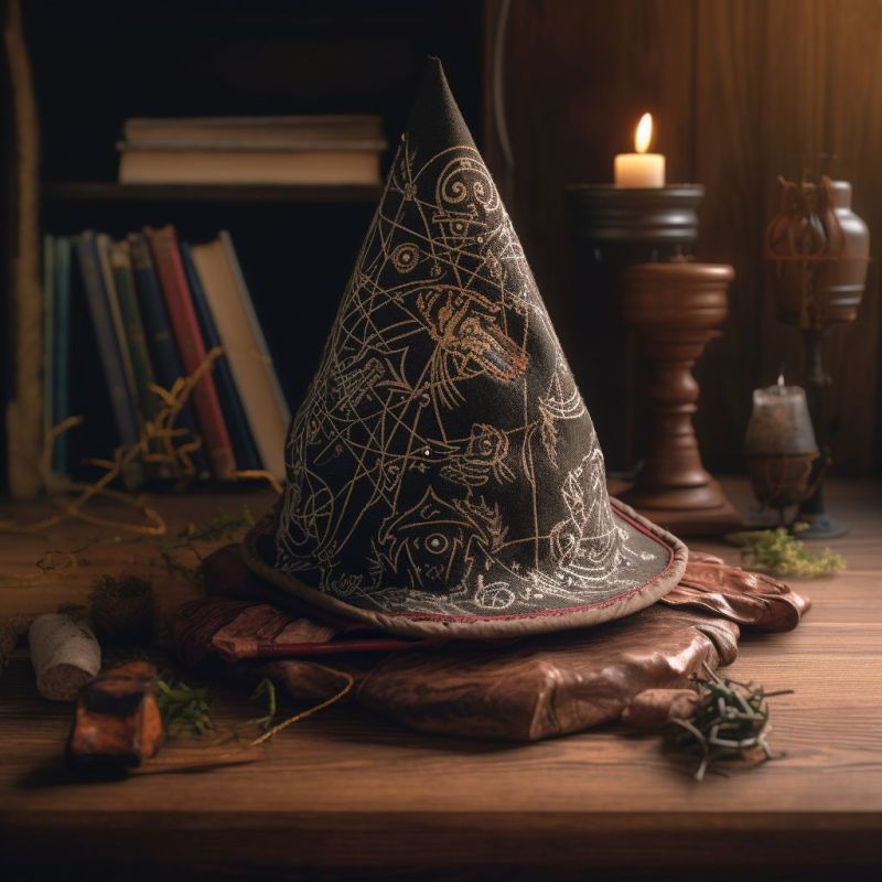 Embroidered Wizard Hat 2