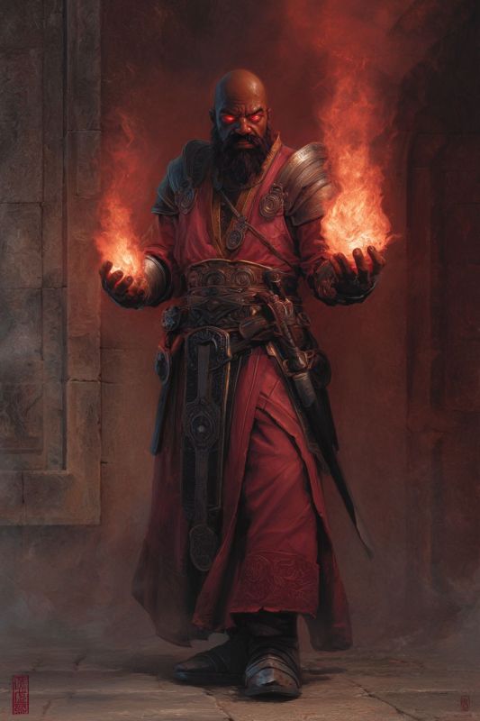 Dark Dwarf Blood Robe Priest 2