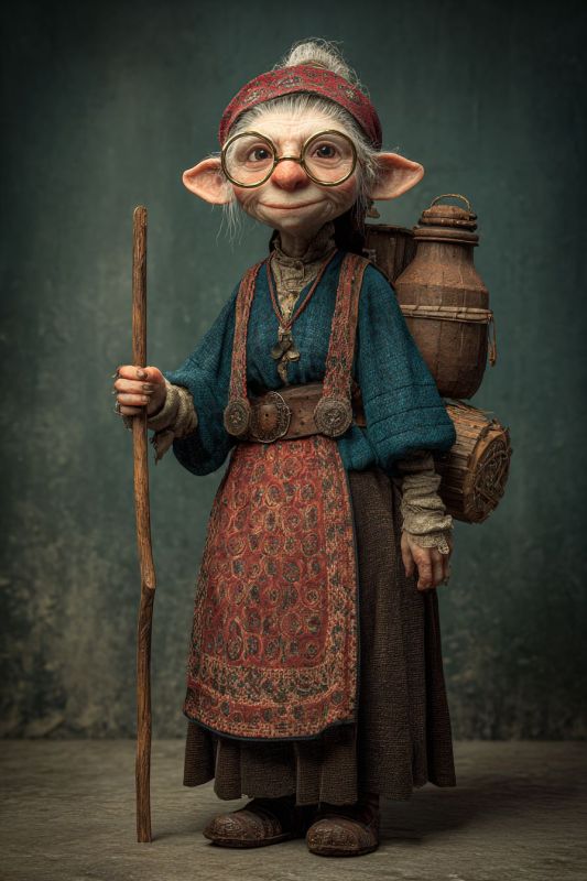 Commoner, Rock Gnome, Woman 7