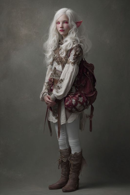 Commoner, Dark Elf, Girl 4