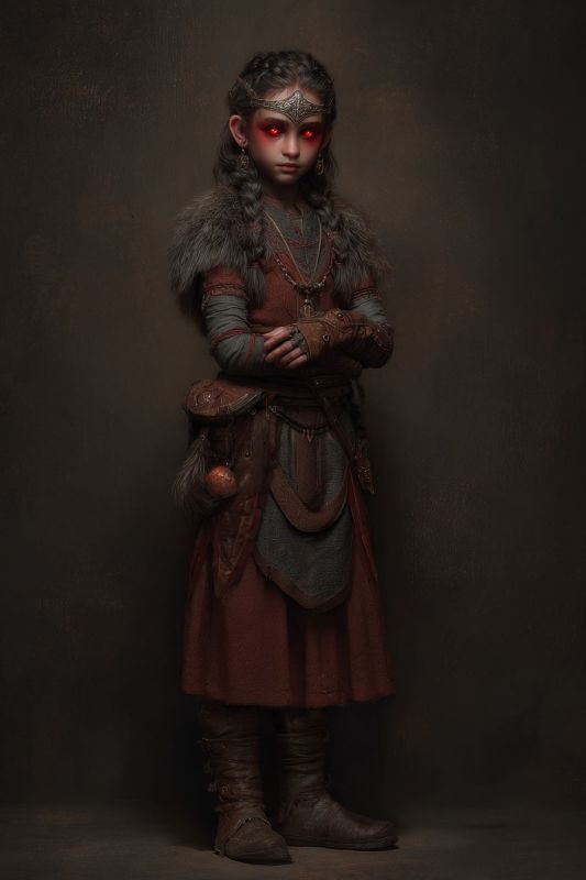 Commoner, Dark Dwarf, Girl 7