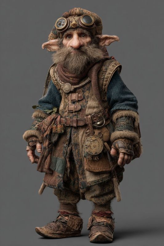 Commoner, Rock Gnome, Man 1