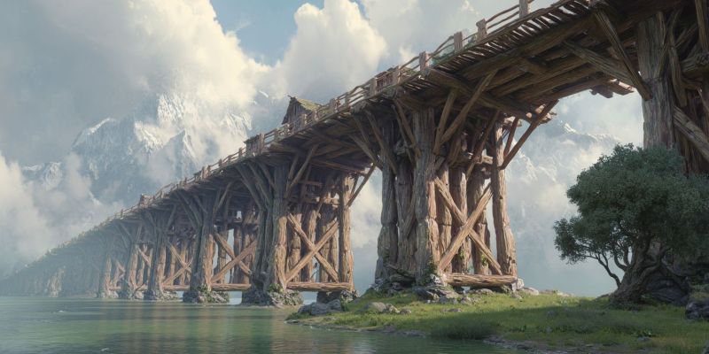 Bridge, Wooden, Gargantuan