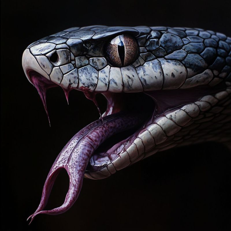 Snake, tongue