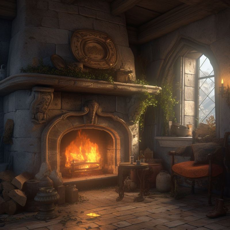 Fireplace, Medium 2