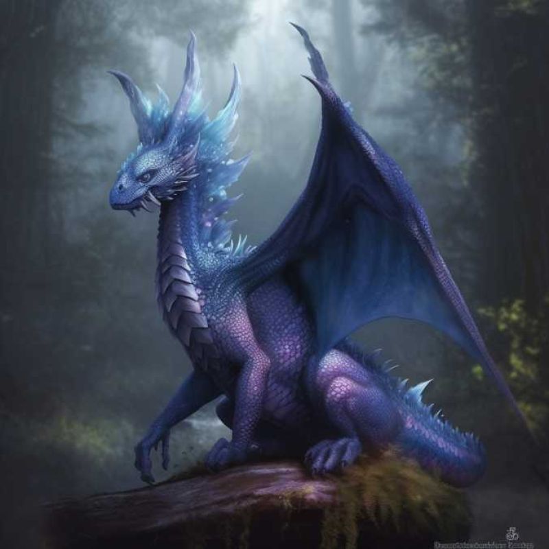 Faerie Dragon (Indigo) 2