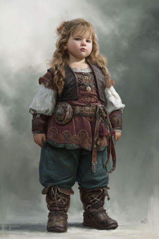 Commoner, Dwarf, Girl 2
