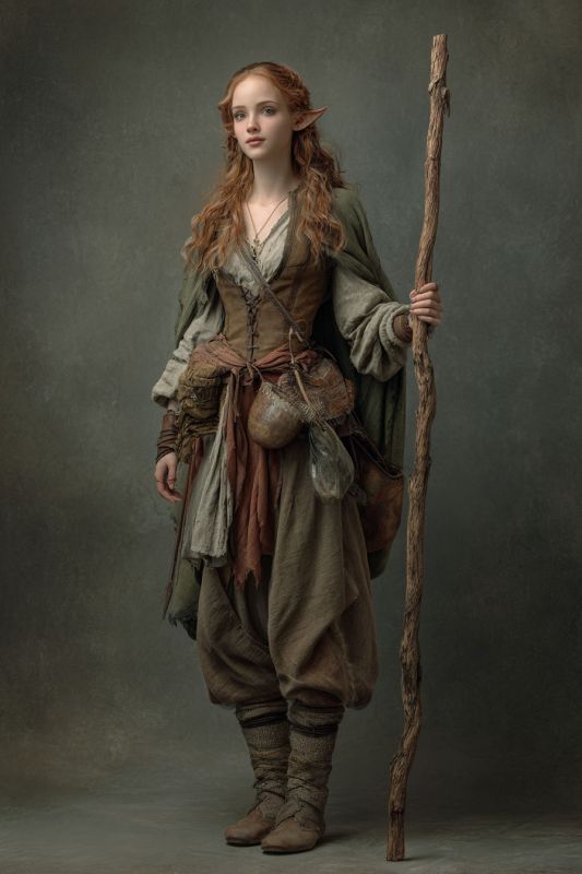 Commoner, Wood Elf, Woman 1