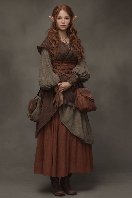 Commoner, Wood Elf, Woman 4