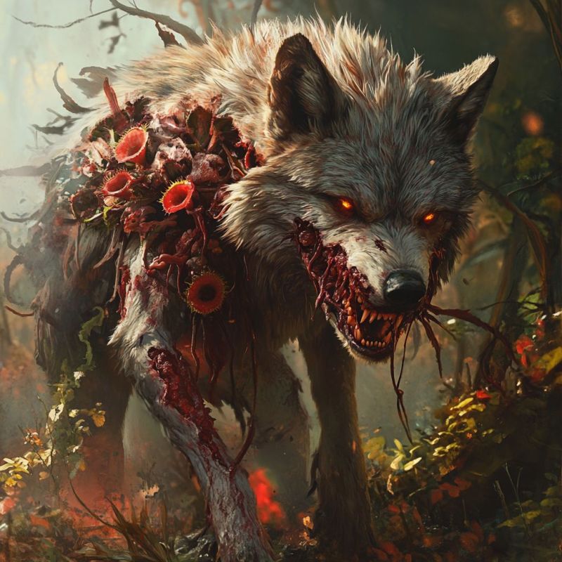 Parasitized Wolf 1