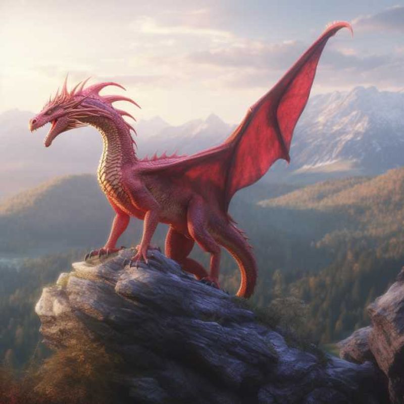 Faerie Dragon (Red)