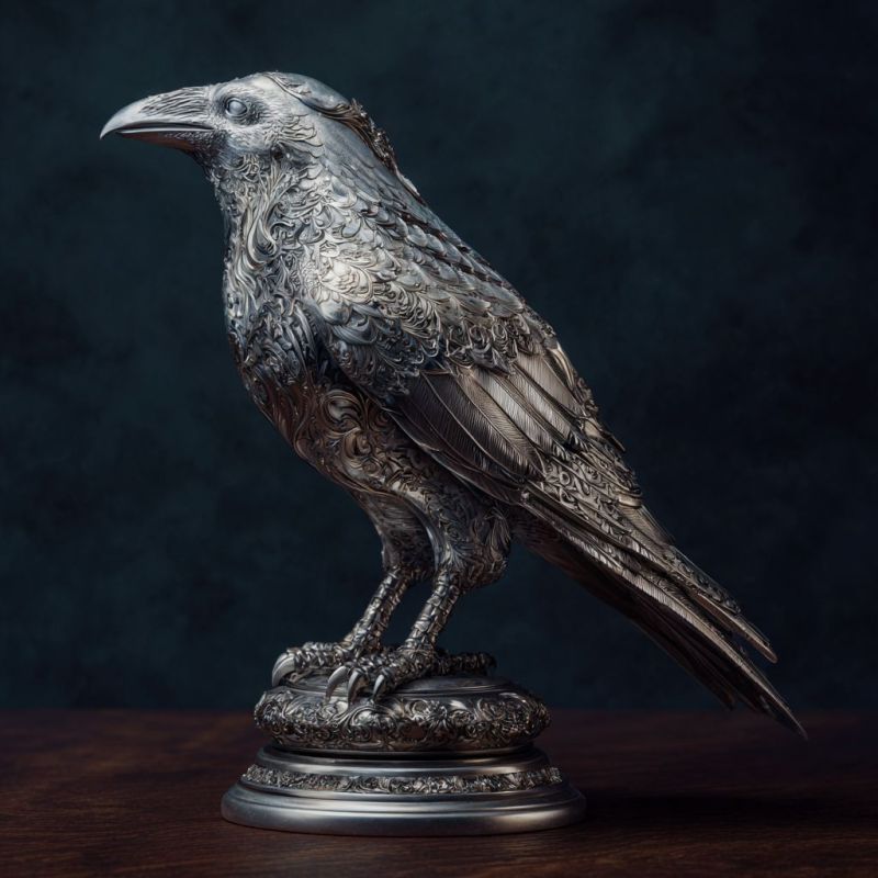 Figurine of Wondrous Power - Silver Raven