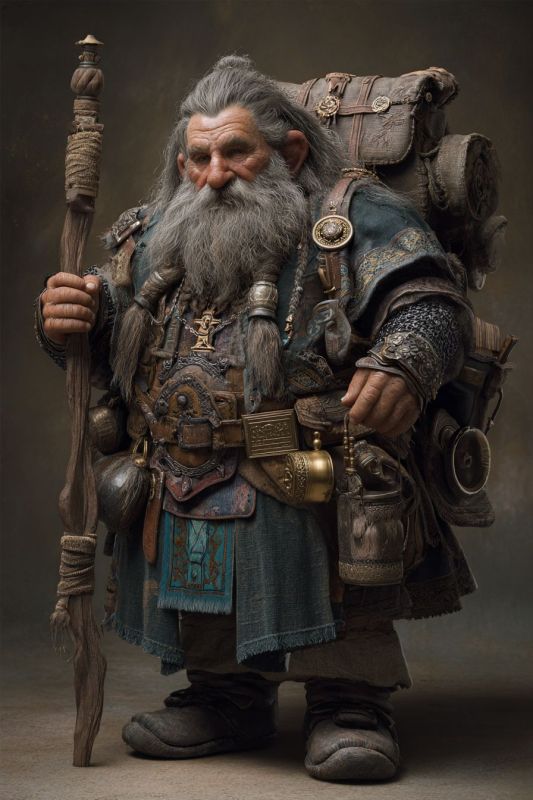Commoner, Dwarf, Man 3
