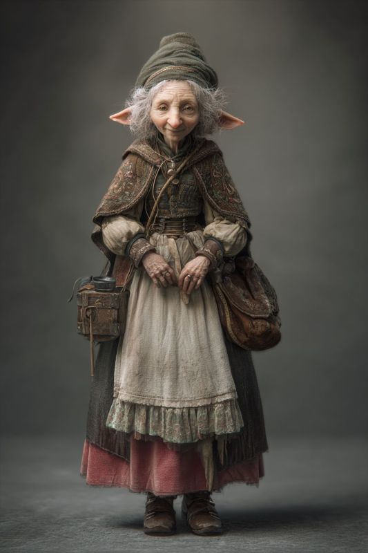 Commoner, Rock Gnome, Woman 4