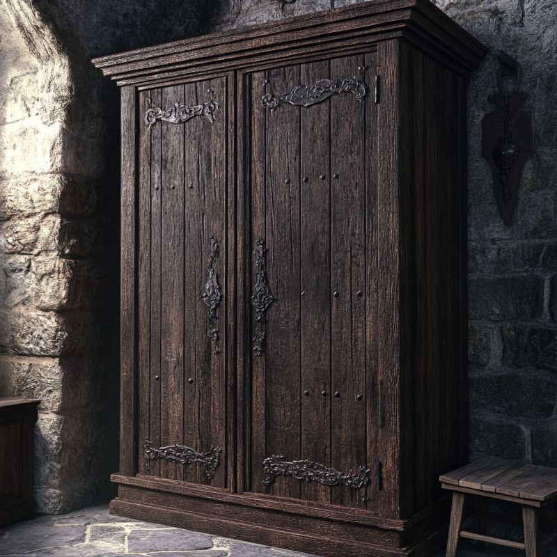 Wooden Wardrobe 1