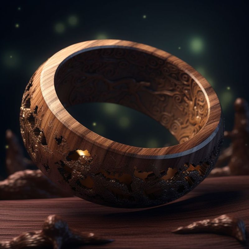 Bracelet, Wooden 4