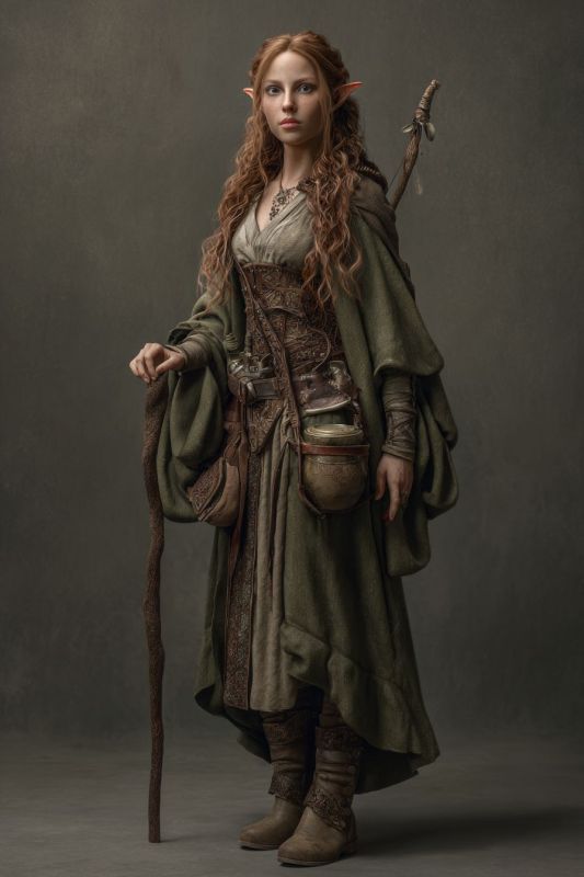 Commoner, Wood Elf, Woman 10