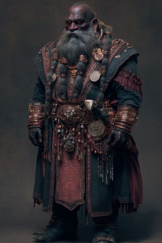 Commoner, Dark Dwarf, Man 1