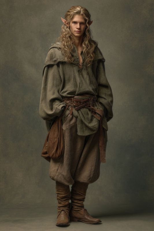 Commoner, Wood Elf, Man 8