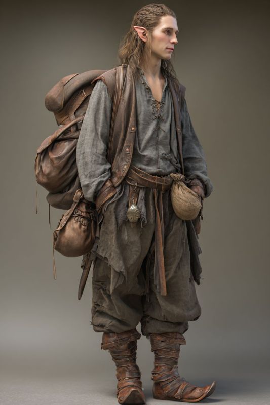 Commoner, Wood Elf, Man 7