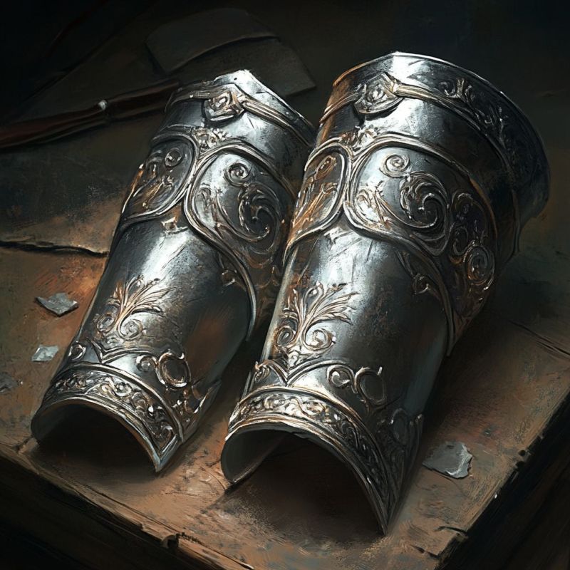 Bracers, Silver