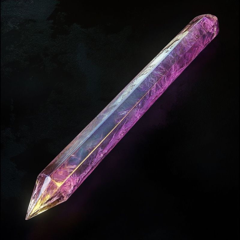 Small crystal rod