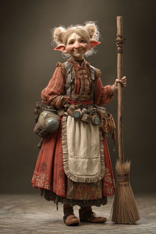 Commoner, Rock Gnome, Woman 1