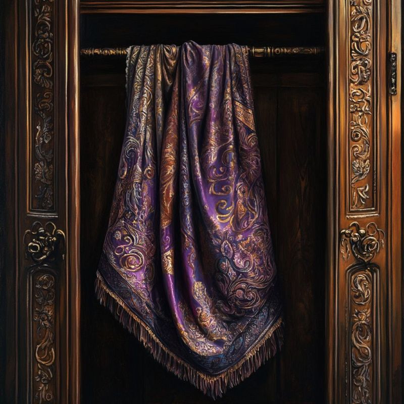 Shawl, Silk