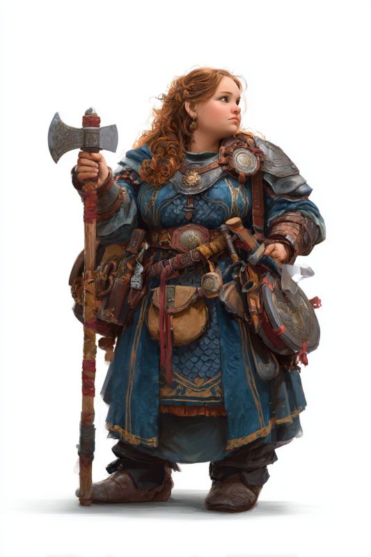 Commoner, Dwarf, Woman 3