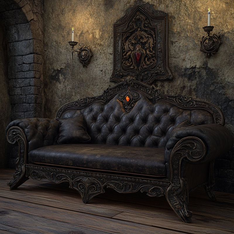 Luxury Leather Couch 1