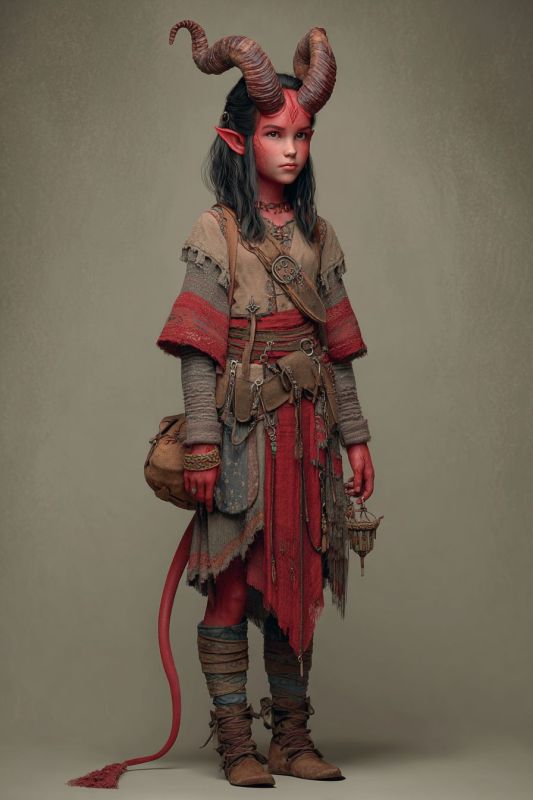 Commoner, Demonfolk, Girl 3