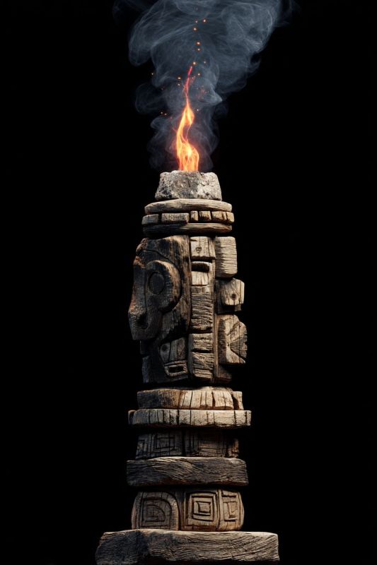 Burning Coal Totem 1