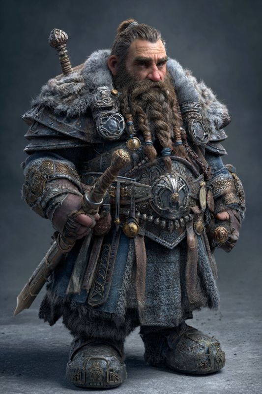 Commoner, Dwarf, Man 5