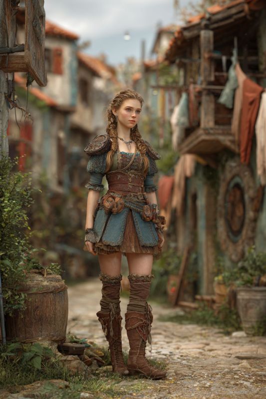 Commoner, Human, Girl 9
