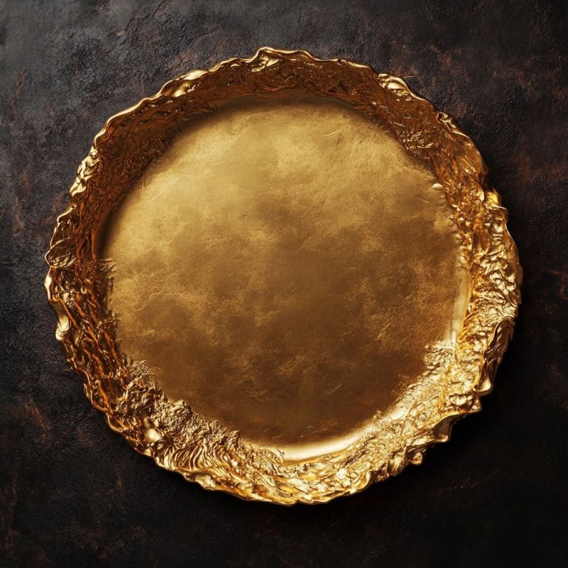 Plate, Gold