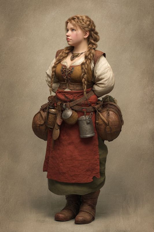 Commoner, Dwarf, Woman 5