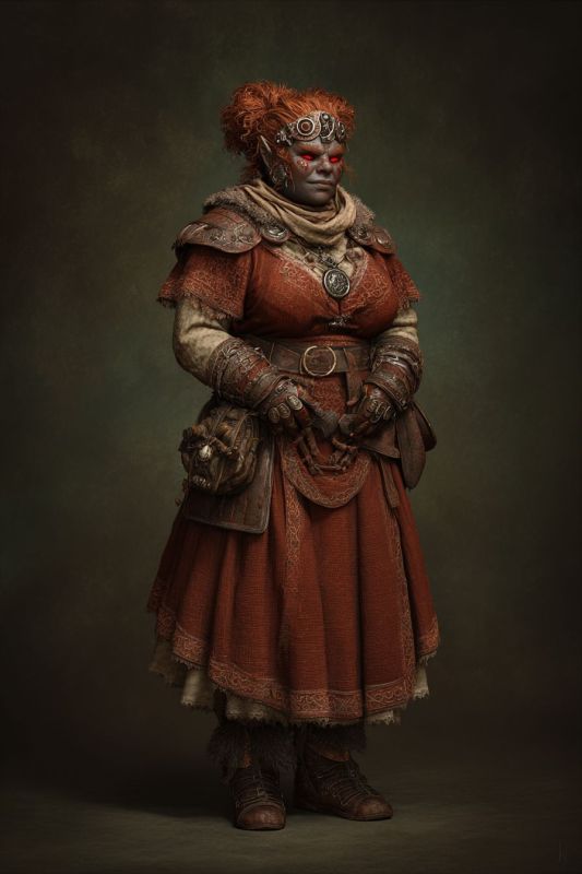 Commoner, Dark Dwarf, Woman 8