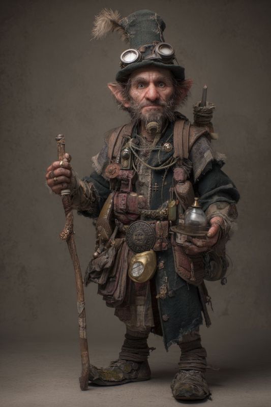 Commoner, Rock Gnome, Man 9