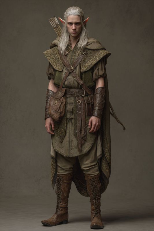 Commoner, High Elf, Man 1