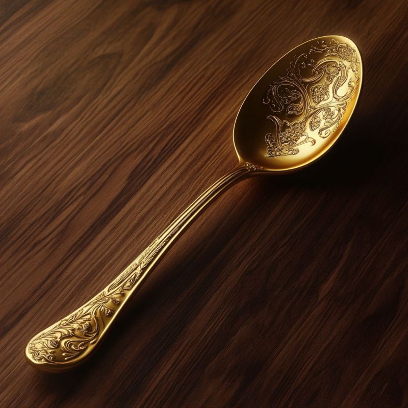 Spoon, Gold