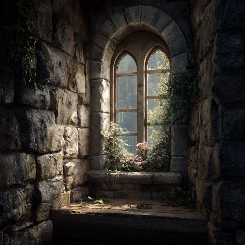 Window, Outside, Small