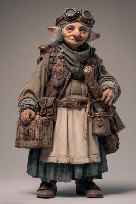Commoner, Rock Gnome, Woman 5