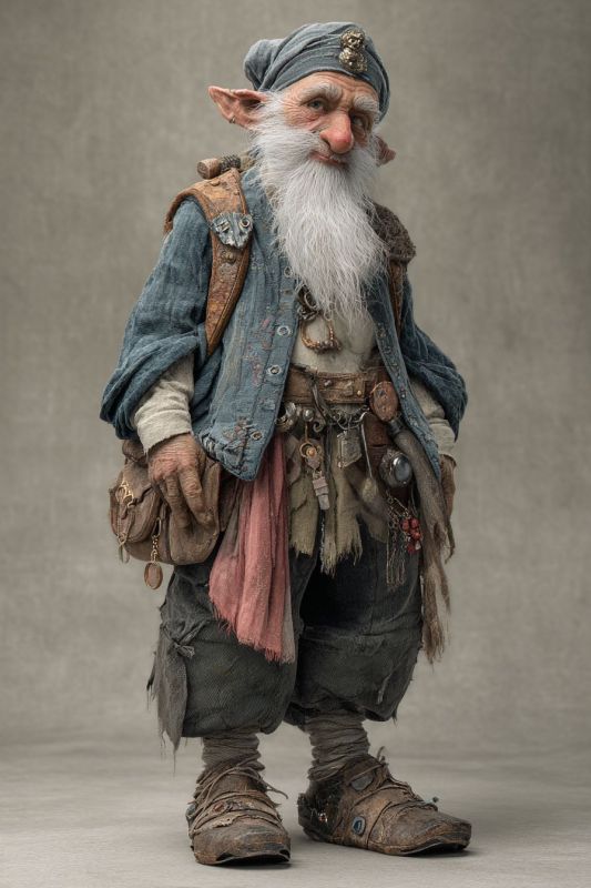 Commoner, Rock Gnome, Man 4