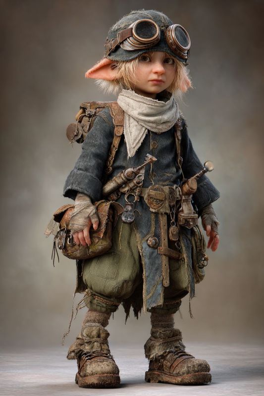 Commoner, Rock Gnome, Girl 3