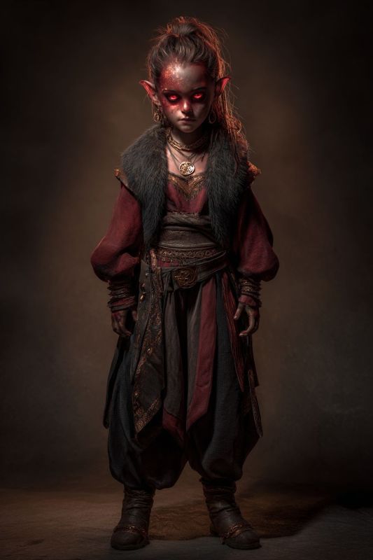 Commoner, Dark Dwarf, Girl 3