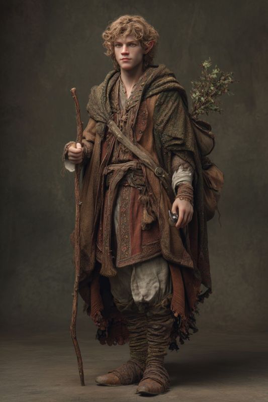 Commoner, Wood Elf, Man 1