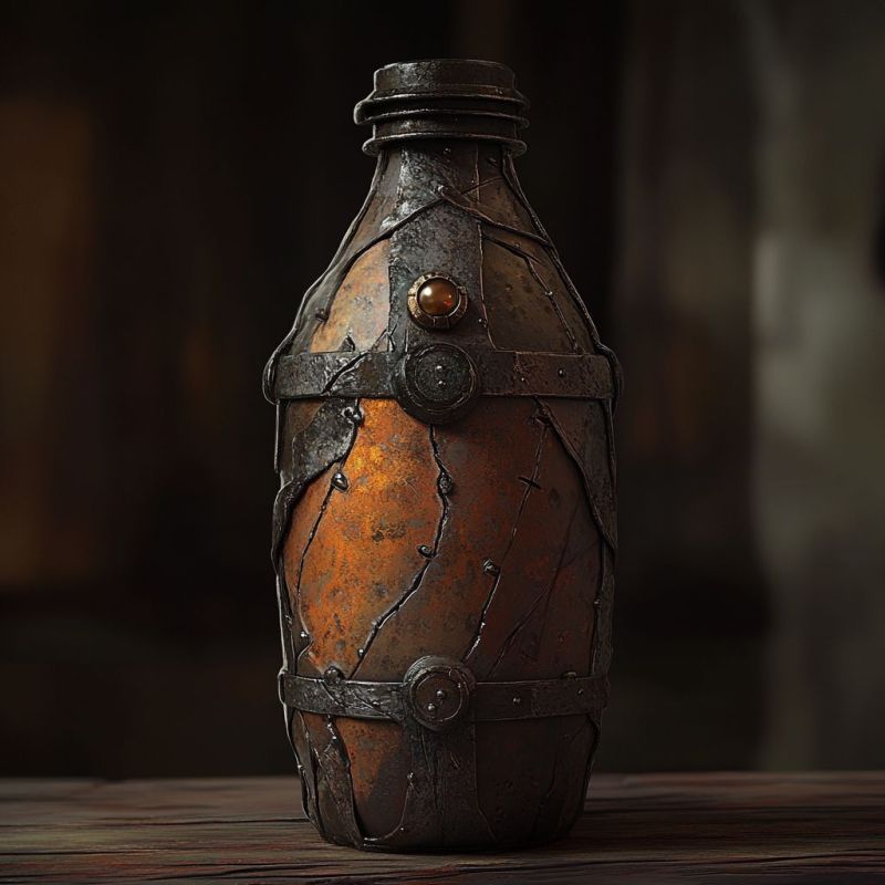 Bottle, Iron