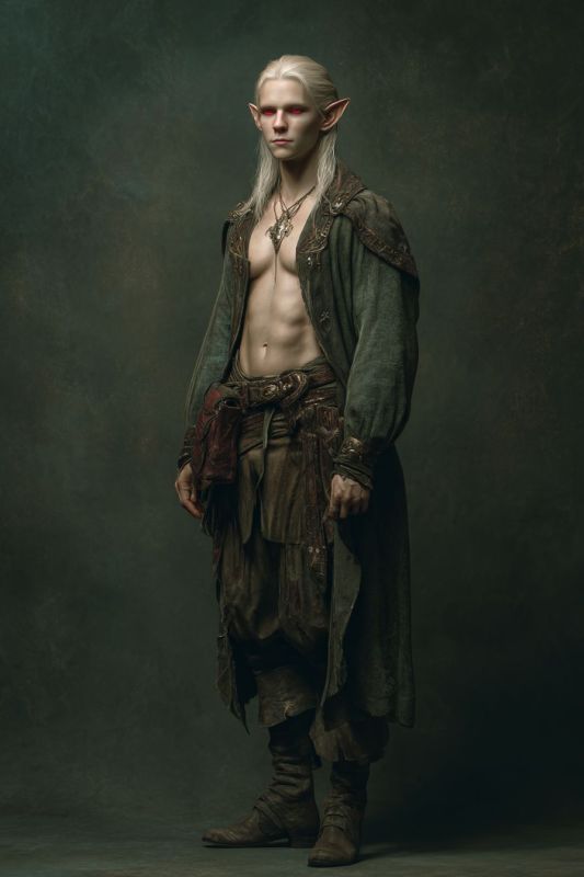 Commoner, Dark Elf, Man 8